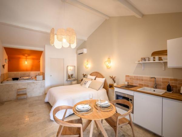 Nuits d'Audace : photo 9 de la chambre studio avec baignoire spa