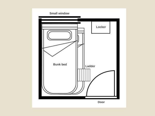 WeBase Hakata Hostel : photo 3 de la chambre chambre privative avec lits superposés (2 adultes)
