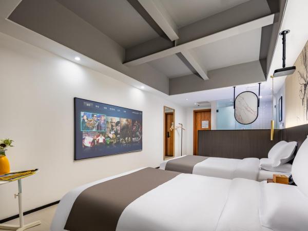 Trip Voicer Chengdu Wide and Narrow Alley : photo 3 de la chambre simplified twin bed