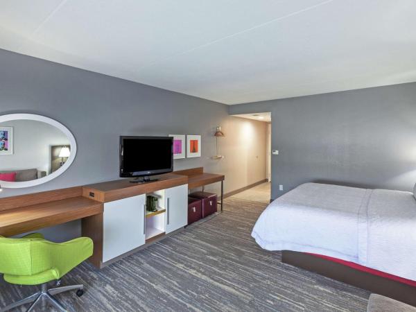 Hampton Inn & Suites Houston-Bush Intercontinental Airport : photo 2 de la chambre chambre lit king-size exécutive avec canapé-lit - non-fumeurs