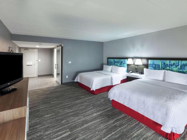 Hampton Inn & Suites Houston-Bush Intercontinental Airport : photo 2 de la chambre chambre 2 lits queen-size - accessible aux personnes à mobilité réduite - non-fumeurs