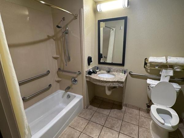 Sleep Inn & Suites at Six Flags : photo 5 de la chambre suite avec 2 lits queen-size et canapé-lit