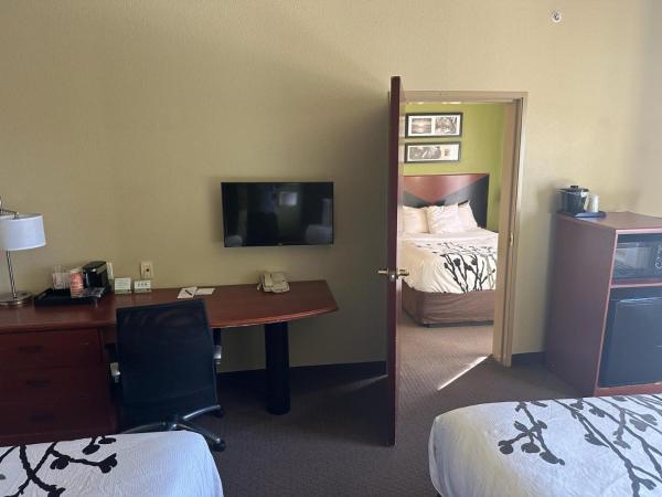 Sleep Inn & Suites at Six Flags : photo 3 de la chambre hébergement avec 3 lits queen-size
