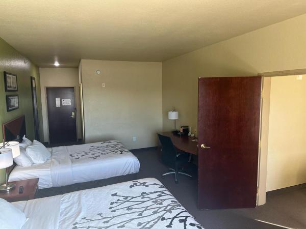 Sleep Inn & Suites at Six Flags : photo 2 de la chambre hébergement avec 3 lits queen-size