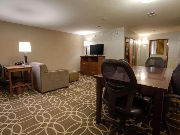 Drury Plaza Hotel Pittsburgh Downtown : photo 1 de la chambre suite réunion lit queen-size avec canapé-lit, table de réunion et baignoire - accessible aux personnes malentendantes