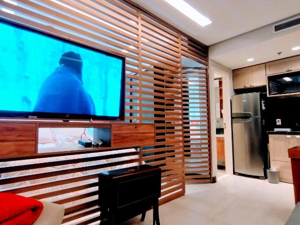 Hotel MRC PINHEIROS- The Best Excellence Duplex Studio - Red Velvet Deluxe Edition - First Class - By LuXXoR : photo 4 de la chambre studio lit queen-size de luxe