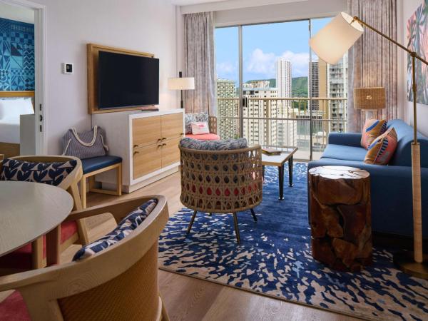 OHANA Waikiki East by OUTRIGGER : photo 1 de la chambre suite 1 chambre - vue partielle sur océan