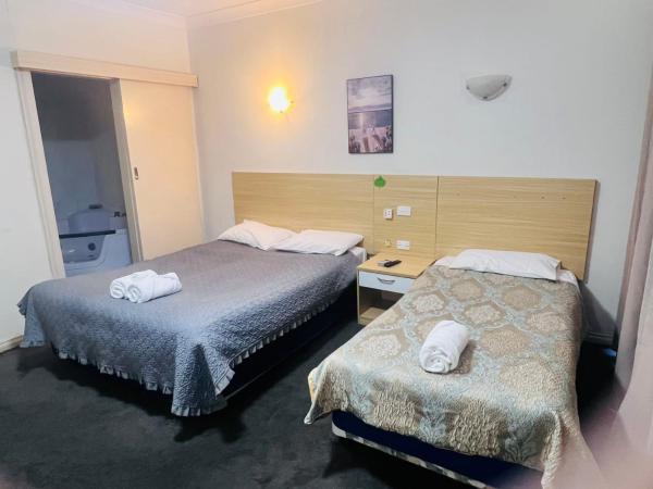 Jacksons Motor Inn : photo 1 de la chambre chambre de luxe double ou lits jumeaux avec baignoire spa