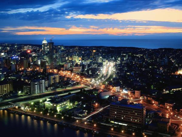 Hotel Nikko Niigata : photo 2 de la chambre chambre lits jumeaux de luxe - fumeurs