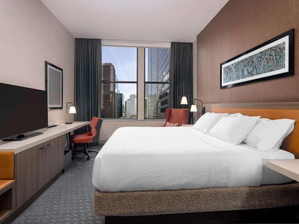 Hilton Garden Inn- Chicago Central Loop : photo 4 de la chambre chambre lit king-size - vue sur site d'intérêt