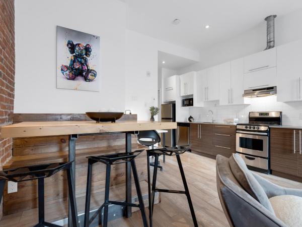 Liv MTL Downtown : photo 3 de la chambre downtown-302 | spacious modern studio suite montreal