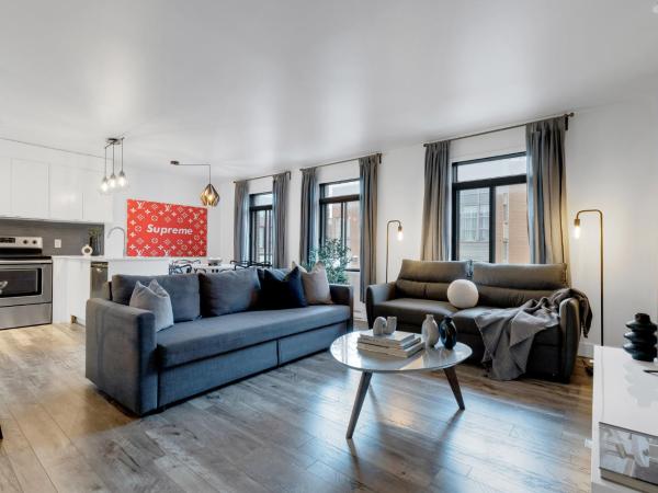 Liv MTL Urban : photo 3 de la chambre urban-4 | spacious big 2br suite downtown montreal