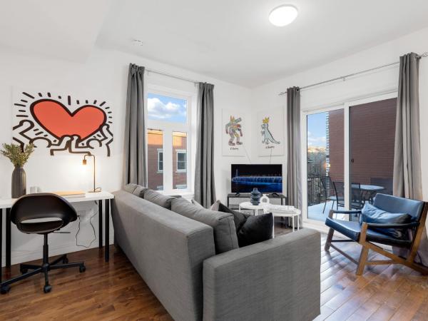 Liv MTL MTL : photo 1 de la chambre mtl-302 | spacious 1br suite + rooftop downtown mtl