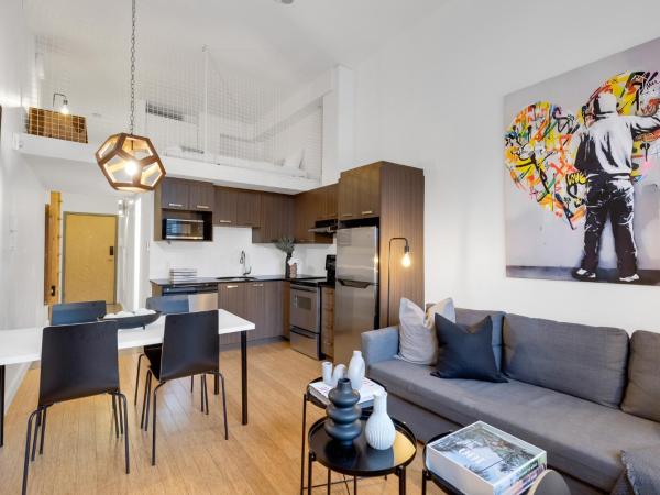 Liv MTL Main : photo 6 de la chambre main-306 | spacious 1br suite + mezzanine with ladder access