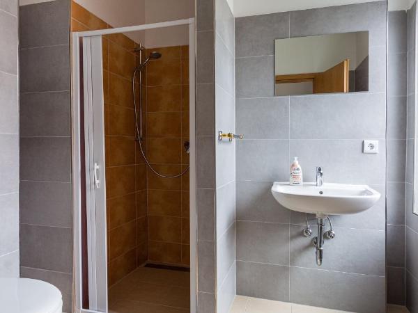 Pension für Monteure in Leipzig : photo 6 de la chambre chambre simple avec salle de bains privative