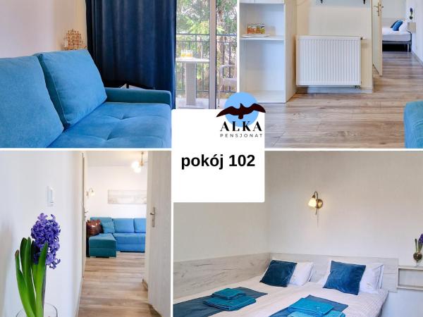 Pensjonat Alka : photo 1 de la chambre chambre quadruple avec balcon