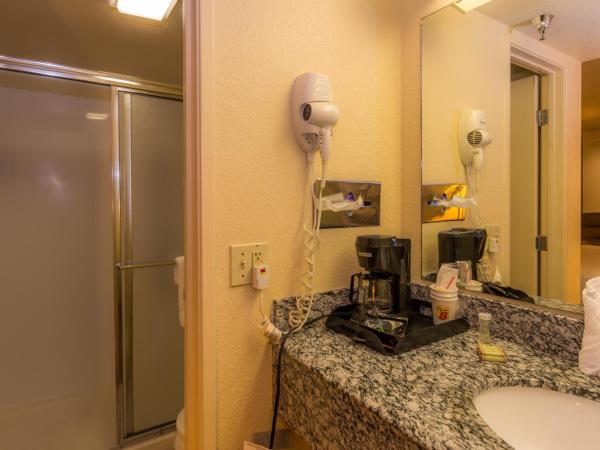 Super 8 by Wyndham Oklahoma Airport Fairgrounds West : photo 4 de la chambre chambre lit queen-size accessible aux personnes à mobilité réduite - non-fumeurs