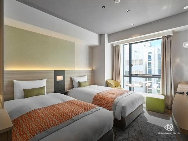 Daiwa Roynet Hotel Osaka Sakaisuji Honmachi PREMIER : photo 1 de la chambre chambre lits jumeaux moyenne - non-fumeurs