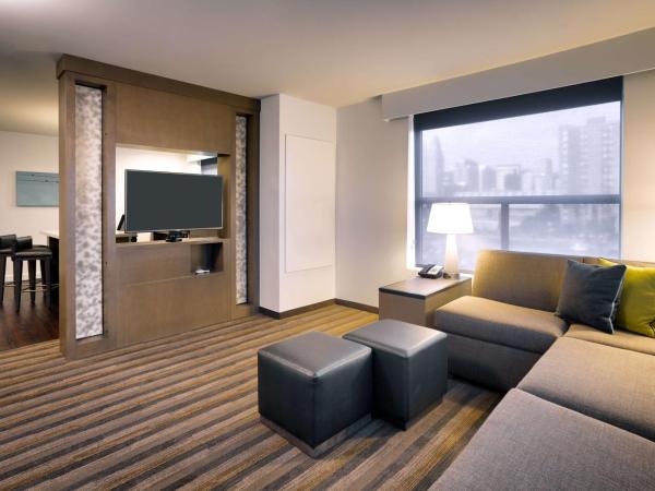 Hyatt House Salt Lake City Downtown : photo 4 de la chambre suite 1 chambre avec 2 lits queen-size - accessible aux personnes à mobilité réduite