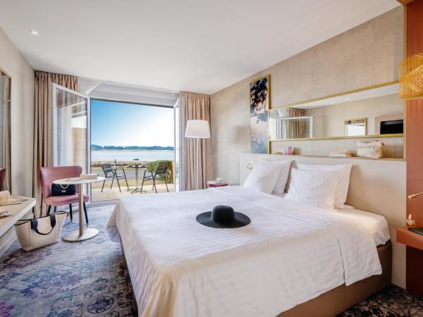 Hôtel Valdys Thalasso & Spa - Beau rivage : photo 2 de la chambre chambre double ou lits jumeaux privilège - vue sur mer