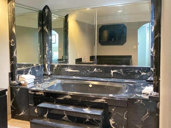 Island Suites Hobby Airport : photo 3 de la chambre suite lit king-size avec jacuzzi