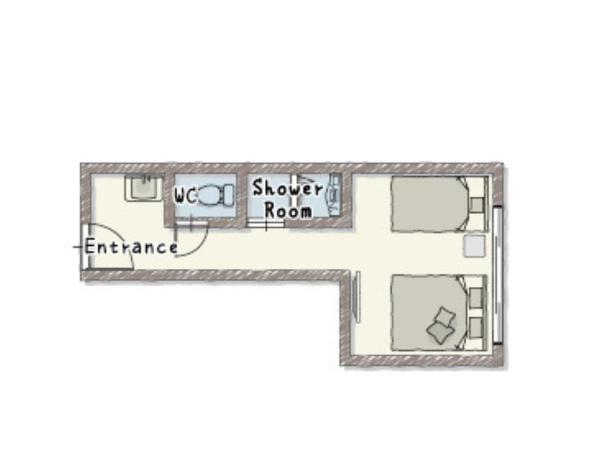 Playsis Asakusa : photo 3 de la chambre chambre lits jumeaux