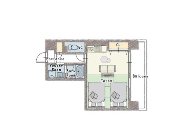 Hotel Mondonce Kyoto Gojo : photo 3 de la chambre appartement supérieur