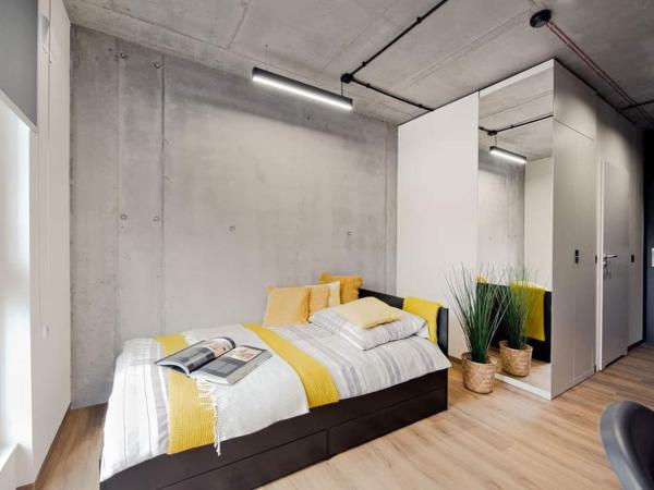 SHED Living Kraków : photo 2 de la chambre chambre simple avec salle de bains privative