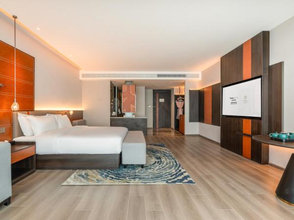 The Puyan Hotel Hangzhou Jiubao : photo 4 de la chambre chambre lit king-size premium