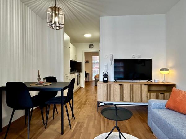 sHome Apartments Graz - Self-Check-in & free parking : photo 6 de la chambre appartement avec terrasse