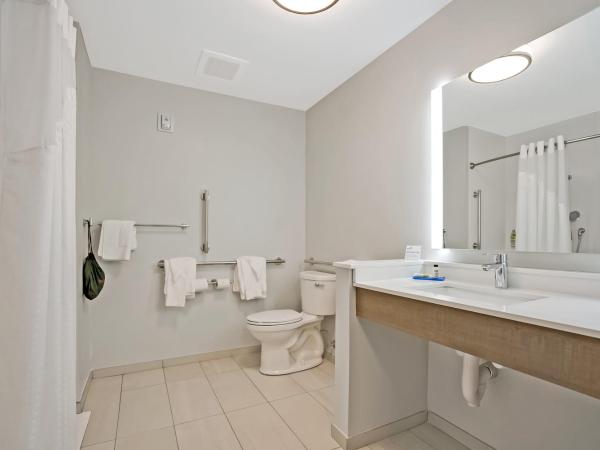 Holiday Inn Express - Jacksonville South Bartram Prk, an IHG Hotel : photo 2 de la chambre standard king room with roll-in shower - communications access