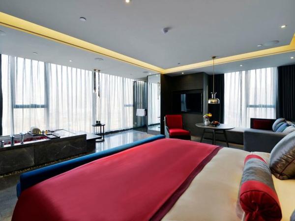 西安大雁塔大唐不夜城美豪雅致酒店 : photo 4 de la chambre yazhi room with city view