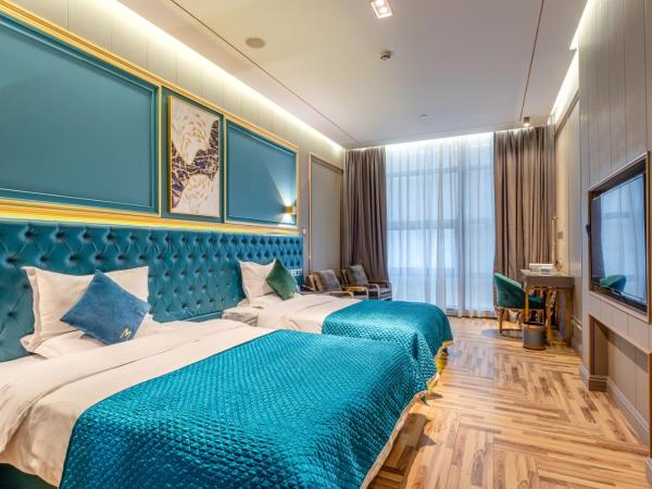 Mehood Hotel Shanghai Lujiazui : photo 1 de la chambre family twin beds room with view
