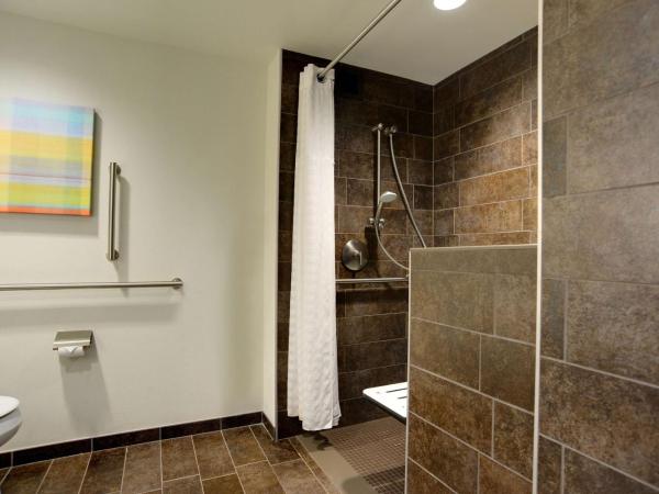 Hilton Columbus Downtown : photo 3 de la chambre chambre lit king-size avec douche accessible en fauteuil roulant - adaptée aux personnes à mobilité réduite/malentendantes 