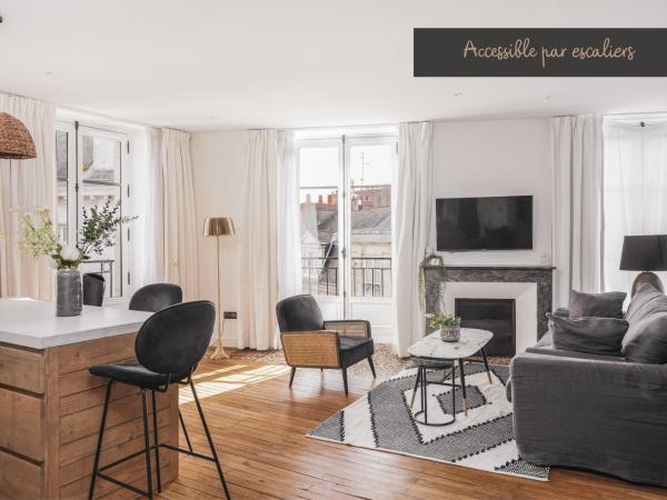 Maisons du Monde Hotel & Suites - Nantes : photo 1 de la chambre appartement 2 chambres proche de place royale - 65 m² - nairobi 