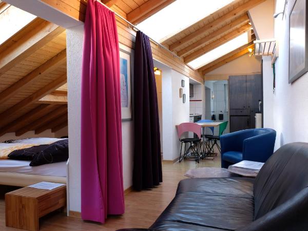 Artist Apartments & Hotel Garni : photo 10 de la chambre appartement (3 adultes) - vue sur mont cervin