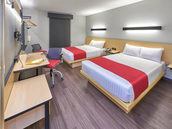 City Express by Marriott Monterrey Lindavista : photo 1 de la chambre chambre avec 2 grands lits queen-size