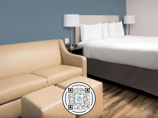 WoodSpring Suites Houston 288 South Medical Center : photo 6 de la chambre chambre lit queen-size avec canapé-lit - non-fumeurs