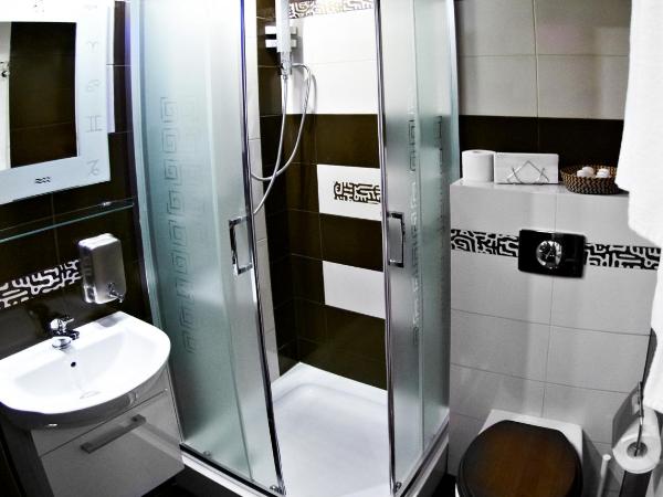 Apart A2 Bezobsługowy 24h Poznań : photo 4 de la chambre chambre lit queen-size avec baignoire spa