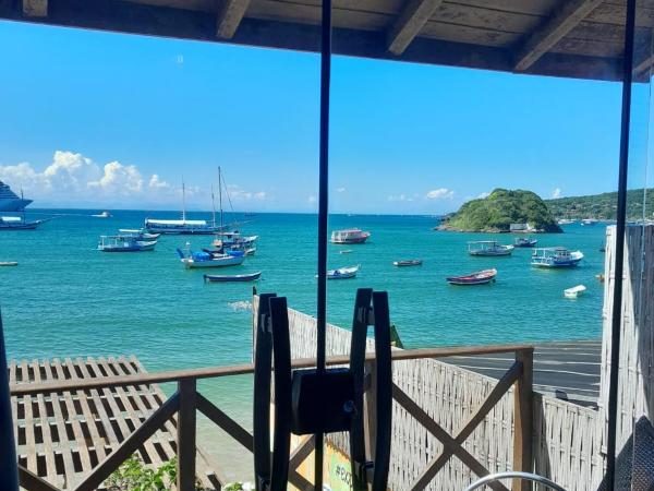 Bamboo Búzios Hostel : photo 6 de la chambre chambre triple supérieure - vue sur mer
