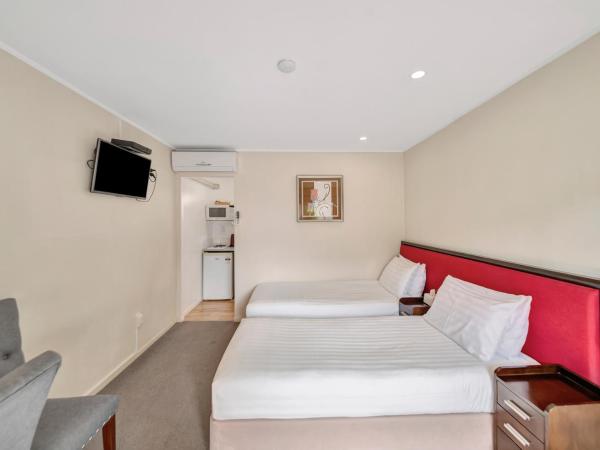 Tudor Court Motor Lodge : photo 10 de la chambre twin beds studio with walk-in shower