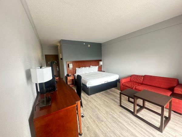 Super 8 by Wyndham Dallas Love Field Airport : photo 9 de la chambre chambre lit king-size deluxe - non-fumeurs