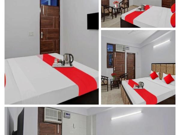 Raj Residency Chhatarpur : photo 1 de la chambre chambre double ou lits jumeaux deluxe avec balcon