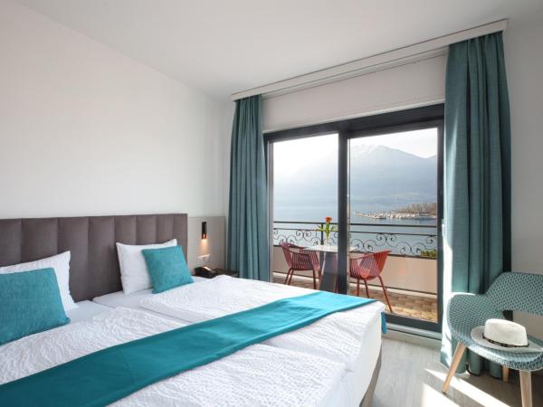 Hotel Geranio Au Lac : photo 2 de la chambre chambre double avec balcon – vue sur lac