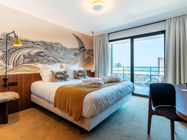 Hôtel Roz Marine Thalasso Resort : photo 5 de la chambre chambre double ou lits jumeaux - vue sur mer