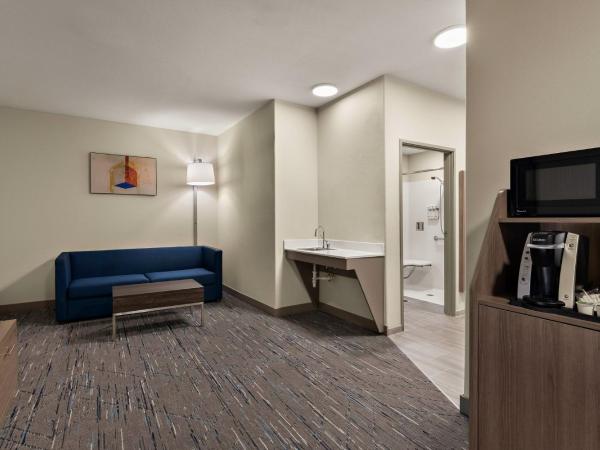 Holiday Inn Express Hotel & Suites Oklahoma City Northwest, an IHG Hotel : photo 3 de la chambre suite lit king-size avec douche accessible en fauteuil roulant