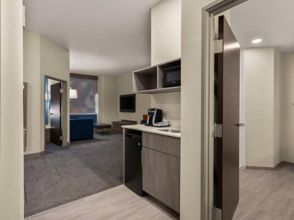 Holiday Inn Express Hotel & Suites Oklahoma City Northwest, an IHG Hotel : photo 3 de la chambre suite lit king-size avec canapé-lit