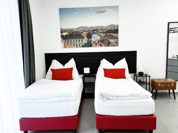 Grazora Living Apartments : photo 7 de la chambre chambre lits jumeaux deluxe