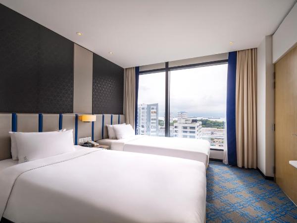 Holiday Inn Express Singapore Katong, an IHG Hotel : photo 6 de la chambre chambre lits jumeaux standard - vue sur mer - Étage supérieur