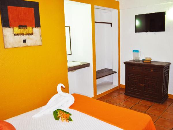 Hotel Hacienda de Vallarta Centro : photo 2 de la chambre chambre super Économique avec ventilateur - sans climatisation